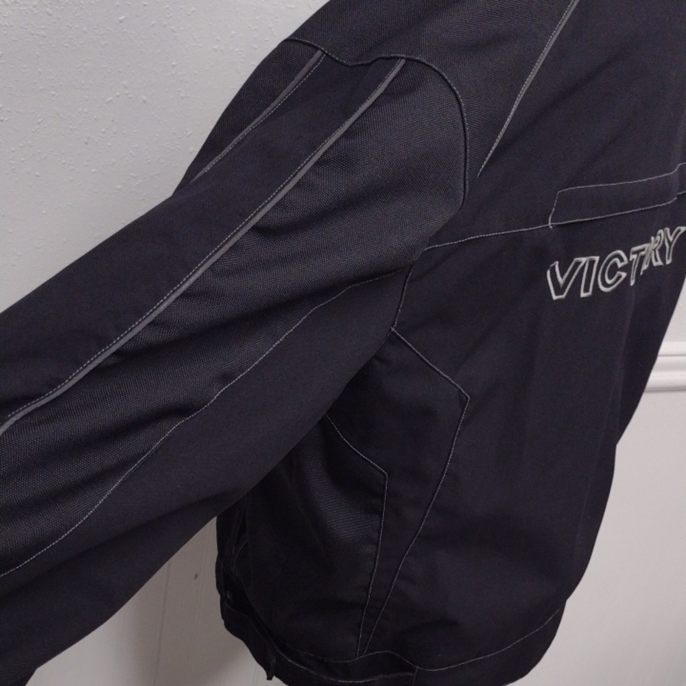 Victory Pure Men's Sleek Black Performance Jacket, Motorcycles - Picture 6 of 16